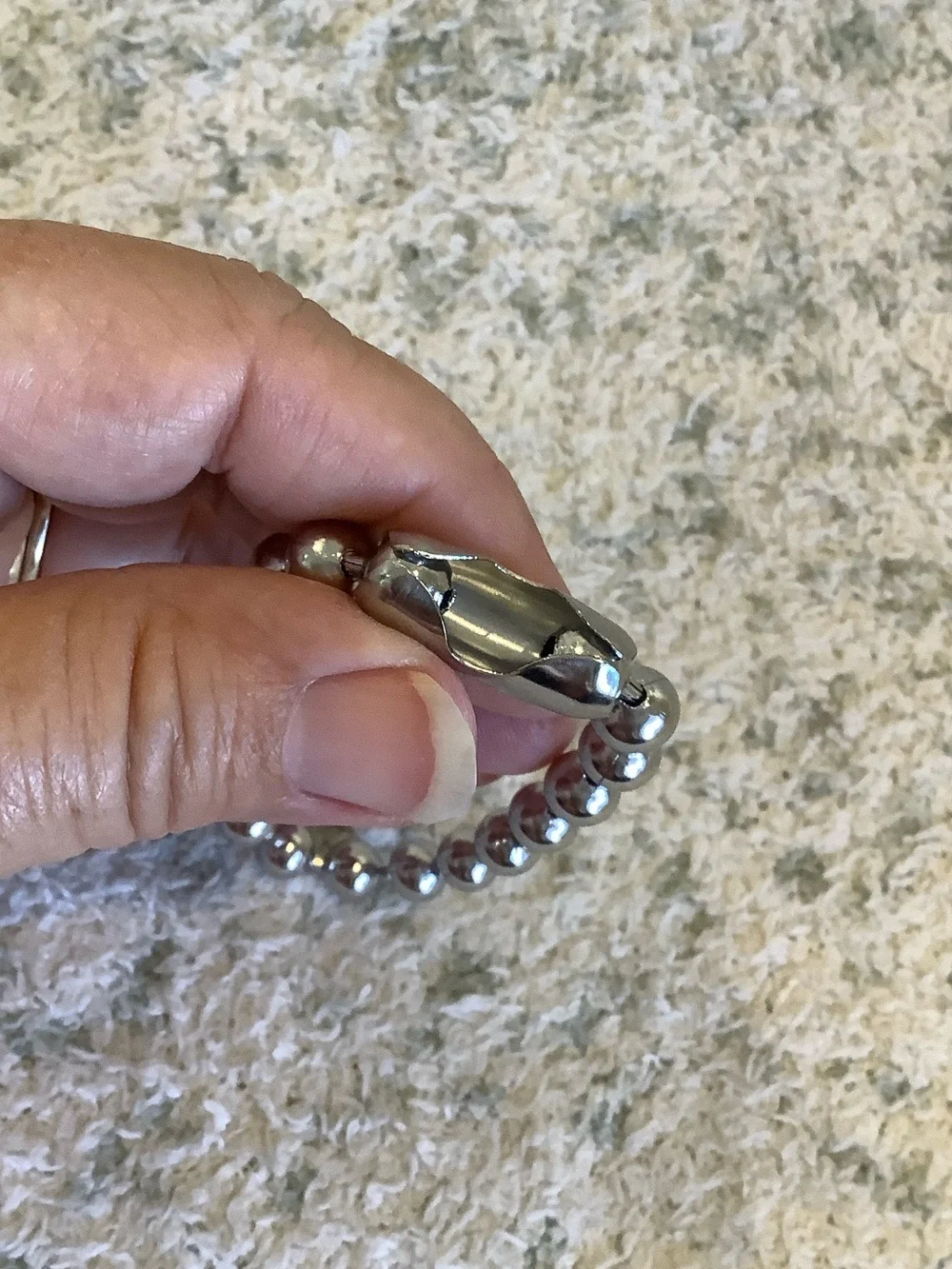 Giant Ball Chain Bracelet Men or Womens NWT 8.50” Stainless steel